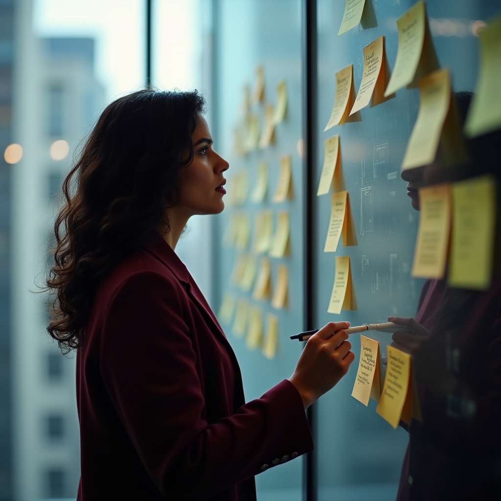 Conceptual visualization of organizational learning with connected team members sharing knowledge